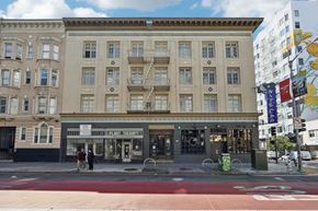 San Francisco apartment for rent - Front view exterior of the apartment building at 691 O'Farrell St, San Francisco, CA 94109, United States