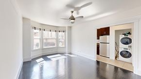 San Francisco apartment for rent - A room with a washer and dryer in it.