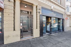 San Francisco apartment for rent - Main entrance door of the apartment building at 709 Geary St, San Francisco, CA 94109, United States