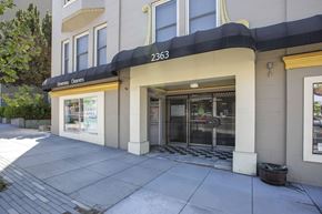 San Francisco apartment for rent - The entrance to a building with the number 2363 on it.