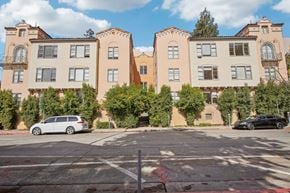 Berkeley apartment for rent - Front exterior view of the apartment building at 2605 Haste St, Berkeley, CA 94704, USA