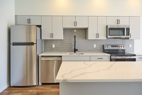 Floor plan for 1 bed, 1 bath, 681 sqft