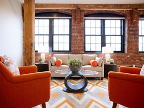 Biddeford apartment for rent - a living room with a couch and a table