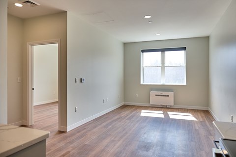 Floor plan for 1 bed, 1 bath, 681 sqft