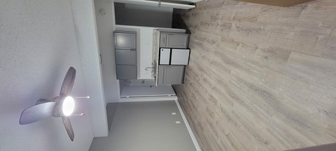 Floor plan for studio, 1 bath, 300 sqft