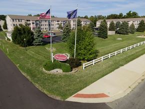 Angola apartment for rent - sign at Crosswait Estates in Angola, IN