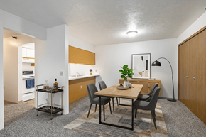 Somerset apartment for rent - A dining area with a table and chairs.