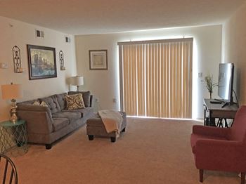 Classic living room design with television