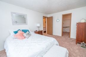 Warsaw apartment for rent - Bedroom With Closet at Kuder Estates Apartments, MRD Conventional, Warsaw, IN, 46582