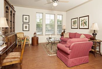 Bright, open floor plans with expansive windows offer an abundance of light