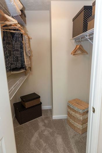 Large walk-in closets