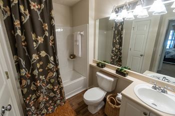 Luxurious baths with garden tubs