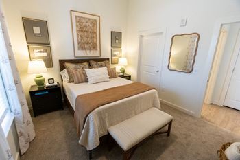 Bright, open floor plans with expansive windows offer an abundance of light