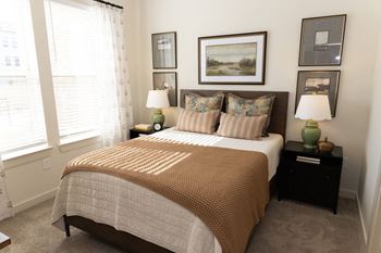 Bright, open floor plans with expansive windows offer an abundance of light