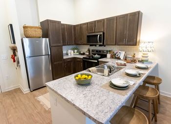 Bright, open floor plans with expansive windows offer an abundance of light