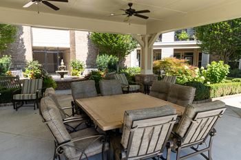 Beautifully landscaped courtyard with sitting areas (click for video))
