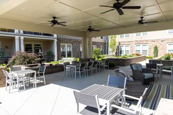 Beautifully landscaped courtyard with sitting areas (click for video))