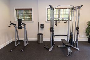 Augusta apartment for rent - a home gym with exercise equipment