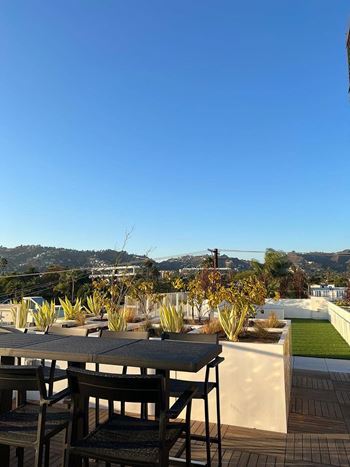 Rooftop deck