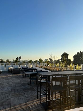 Rooftop deck