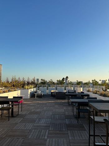 Rooftop deck