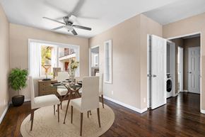 Los Angeles apartment for rent - Virtually Staged Dining Room at Gloria Homes Apartments, Los Angeles, CA
