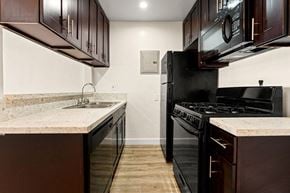 Valley Village apartment for rent - Black Appliances at Riverside Villas Apartments, Valley Village, CA