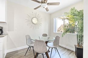 Encino apartment for rent - Bright Dining Nook with a Table at Brookside Terrace Apartments, California