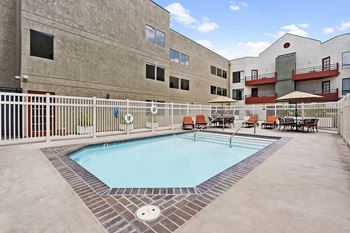 Front pool view