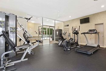 Modern fitness center