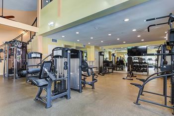 Modern fitness center