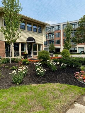 Birmingham townhouse for rent - Exterior View Of Leasing Office at Eton Square Apartments and Townhomes, Birmingham, 48009
