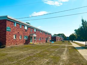 Willoughby apartment for rent - Property brick building at Emerald Village Apartments, Willoughby, OH, 44094