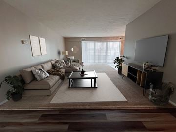 University Heights apartment for rent - a living room with a couch and a tv