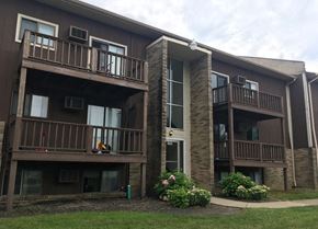 Elyria apartment for rent - External Building Photo at Condor Garden Apartments, Elyria, OH, 44035