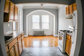 Cleveland Heights apartment for rent - Sample Kitchen and Dining Area