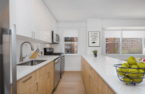 New York apartment for rent - model island kitchen