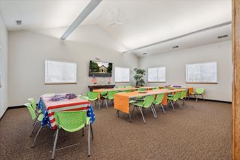 Community room with full kitchen