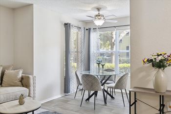 Separate dining room area