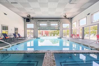 Year-round indoor/outdoor pool