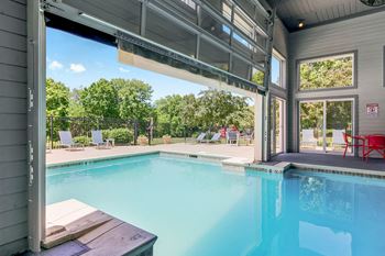Year-round indoor/outdoor pool