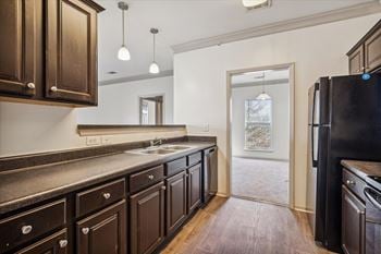 Dark espresso cabinets