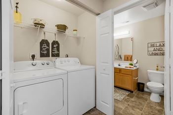 Full-size washer/dryer
