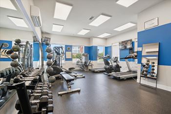 Fully-equipped 24-hour fitness center