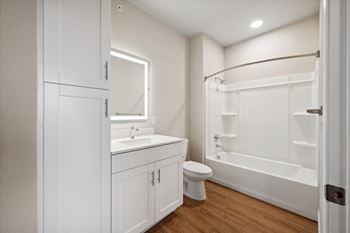 Built-in linen closets