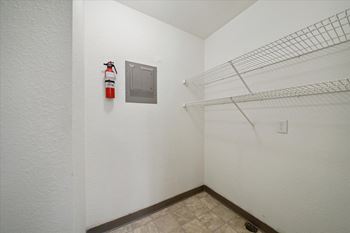 Spacious closets