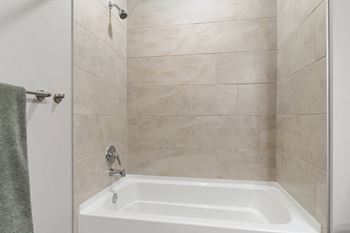 Tiled shower