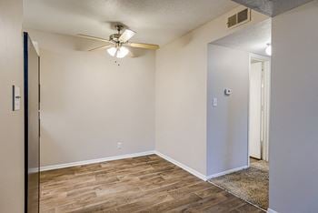 Separate dining room area