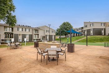 Outdoor grilling areas