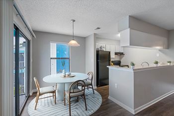 Separate dining room area